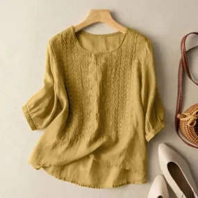 Lucy™ Embroidered Boho Blouse