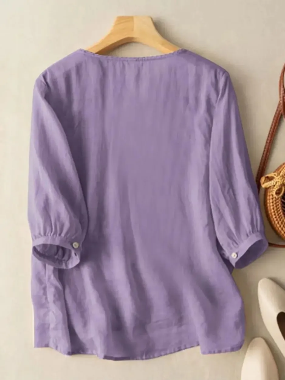 Lucy™ Embroidered Boho Blouse
