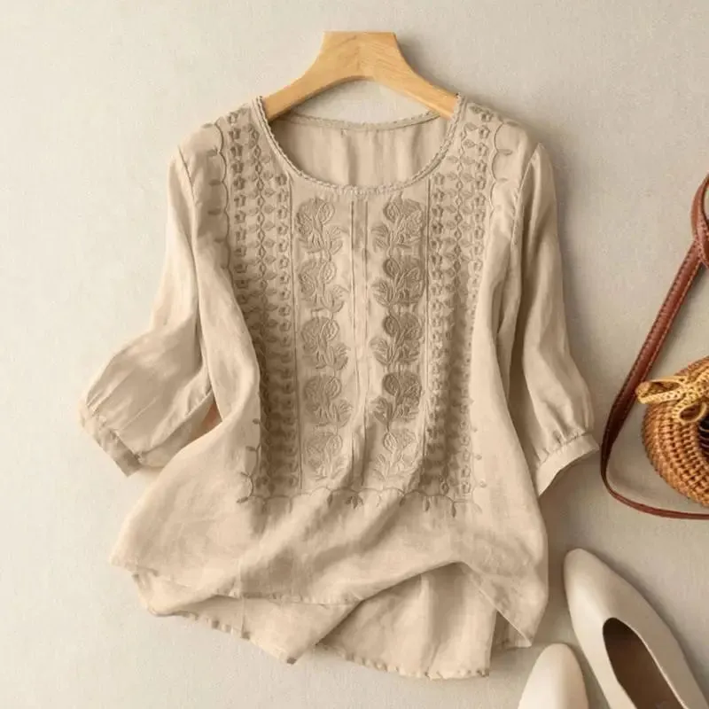 Lucy™ Embroidered Boho Blouse