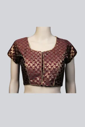 Luxe Brocade Blouse Elegance: Elevate Your Style with JCSFashions