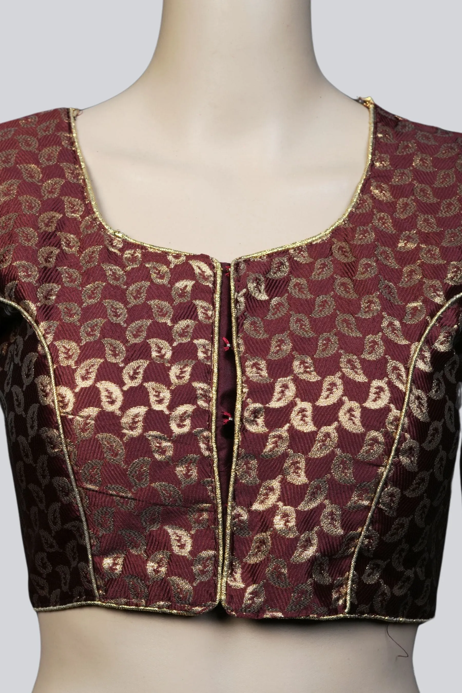 Luxe Brocade Blouse Elegance: Elevate Your Style with JCSFashions