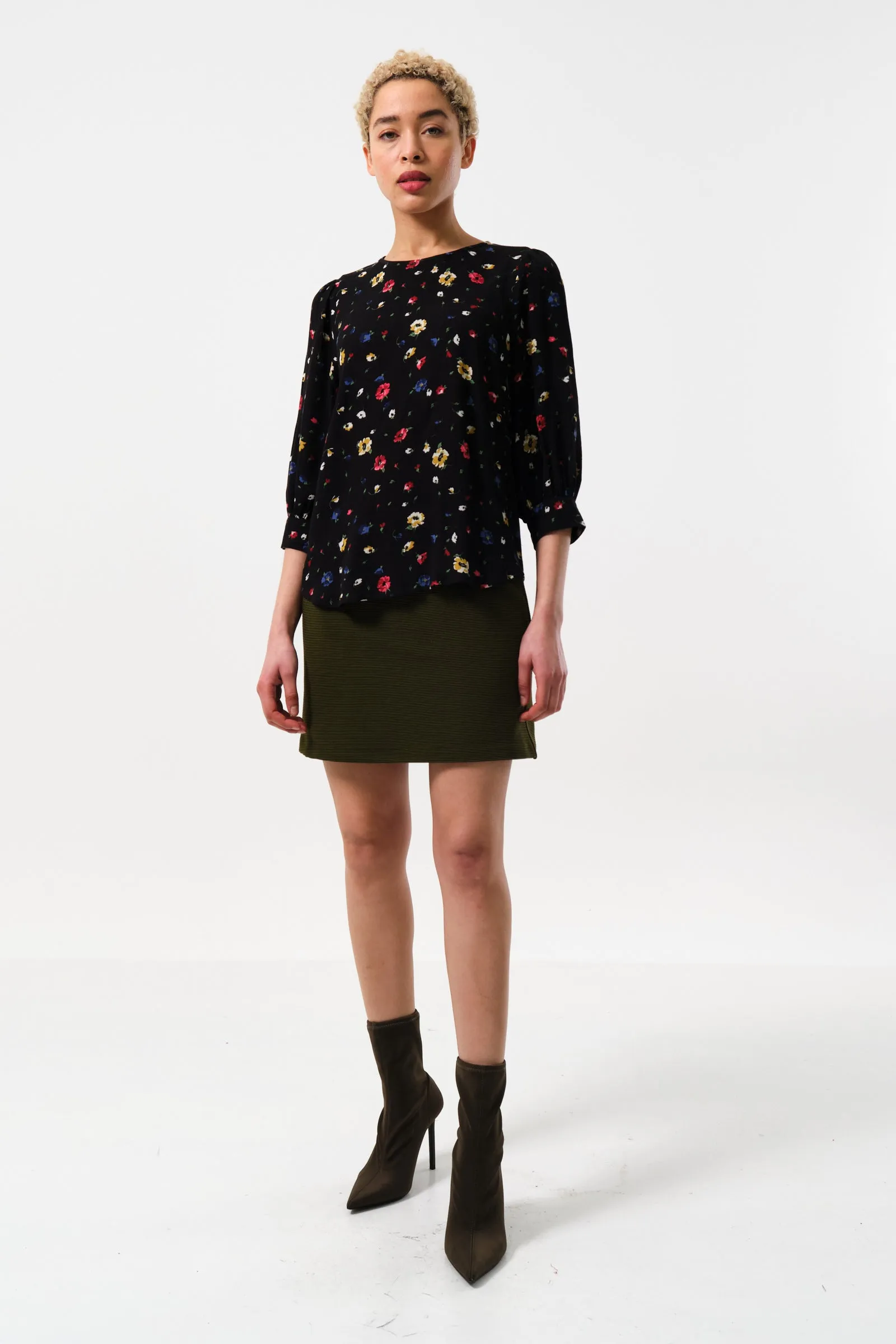 Mellie Pick A Mix Print Blouse