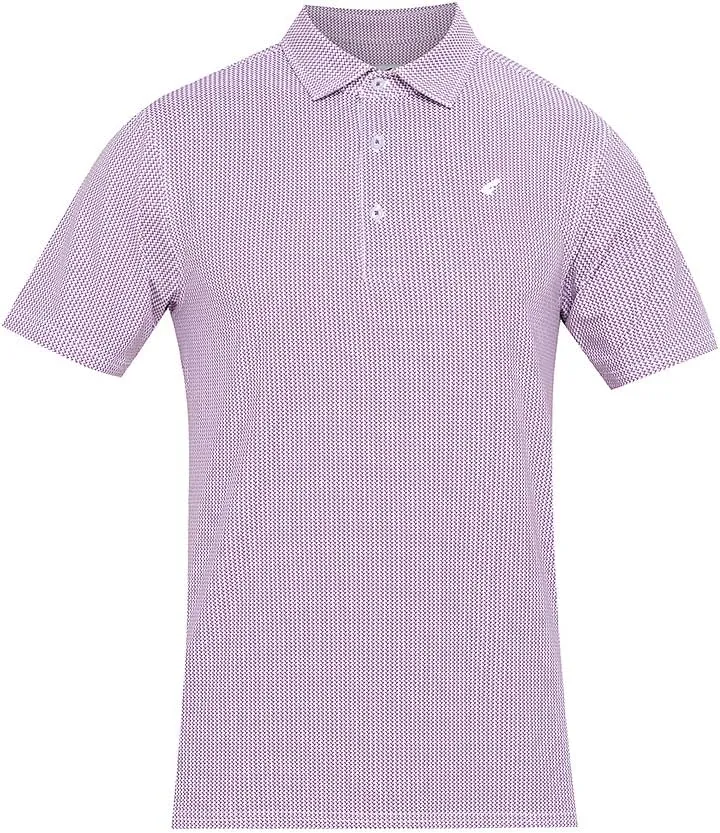 Mens Golf Polo Shirt Lightweight & Quick Dry UPF 50  Flat-Knit Collar Polo Shirts for Men (S, M, L, XL, XXL)- Dry Fit