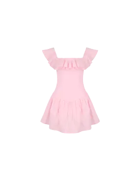 MONACO MINI DRESS SOFT PINK
