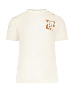NIAMO chest logo T-shirt Off white