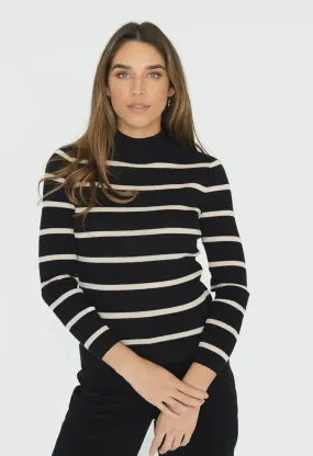 noir stripe skivvy