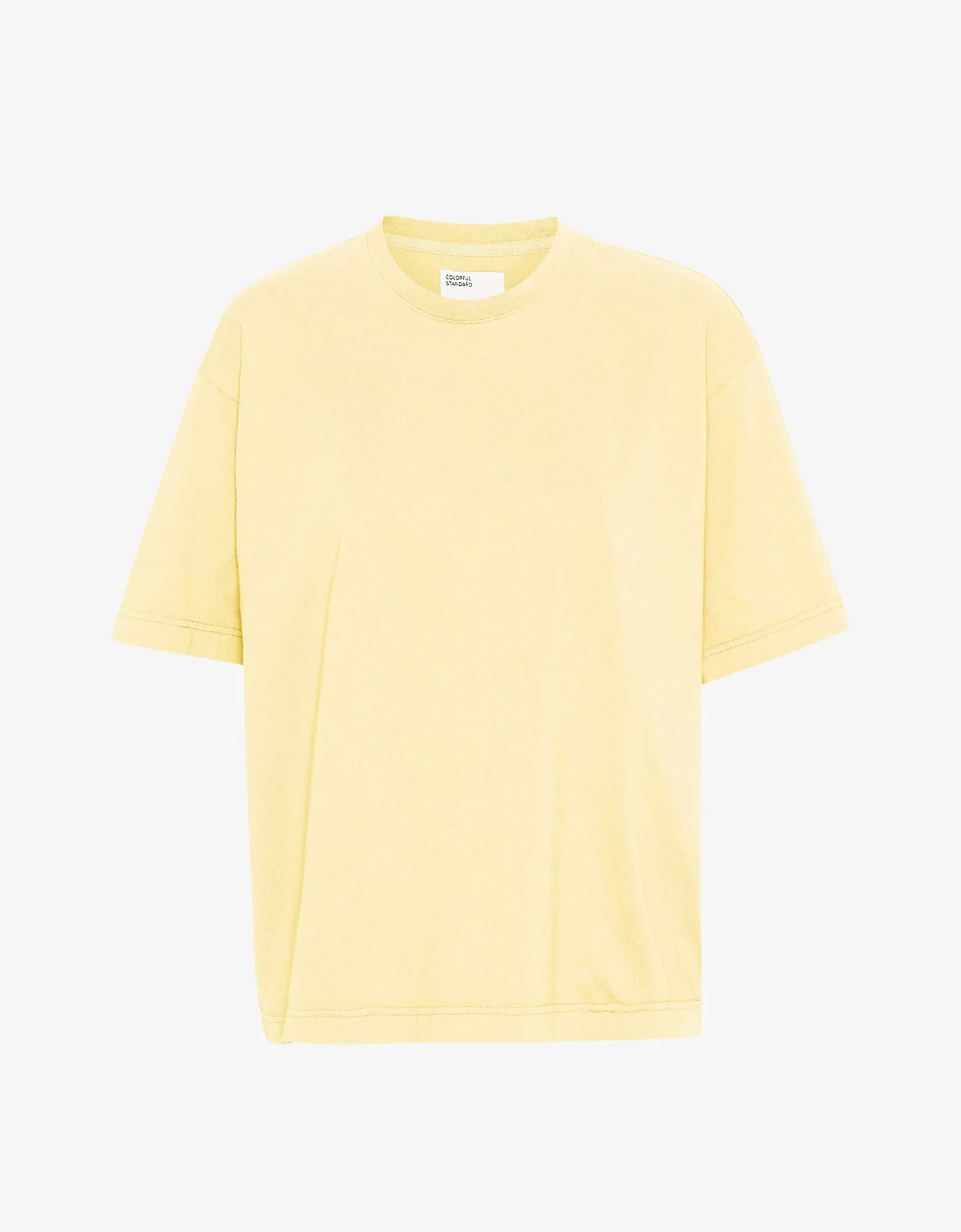 Oversized Organic T-Shirt - Soft Yellow