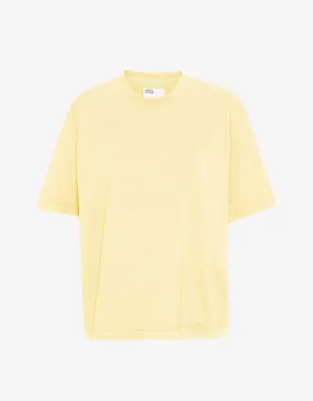Oversized Organic T-Shirt - Soft Yellow