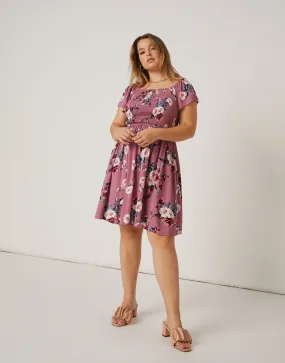 Plus Size Gauzy Floral Sundress