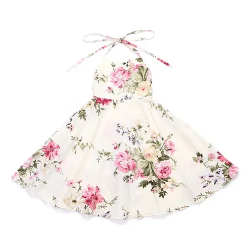 "Florencia" Girl's Floral Sundress