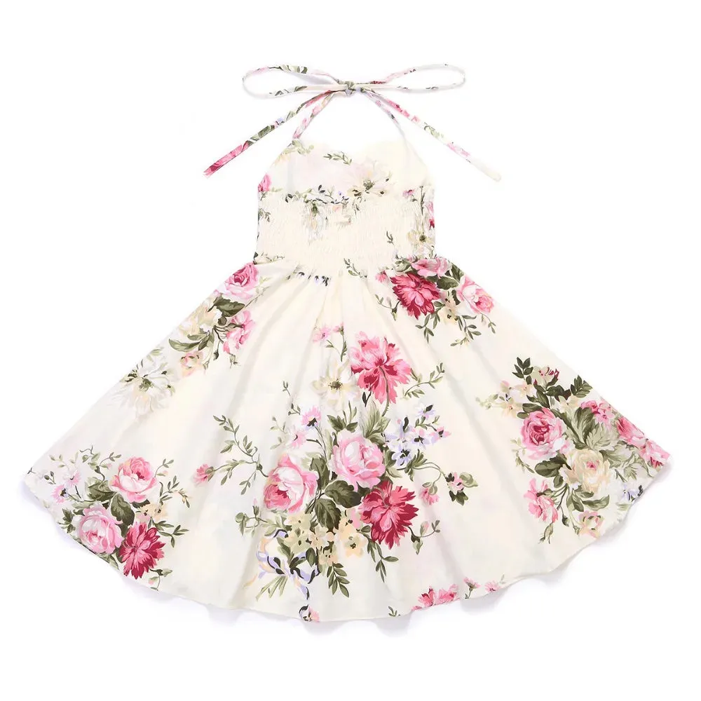 "Florencia" Girl's Floral Sundress