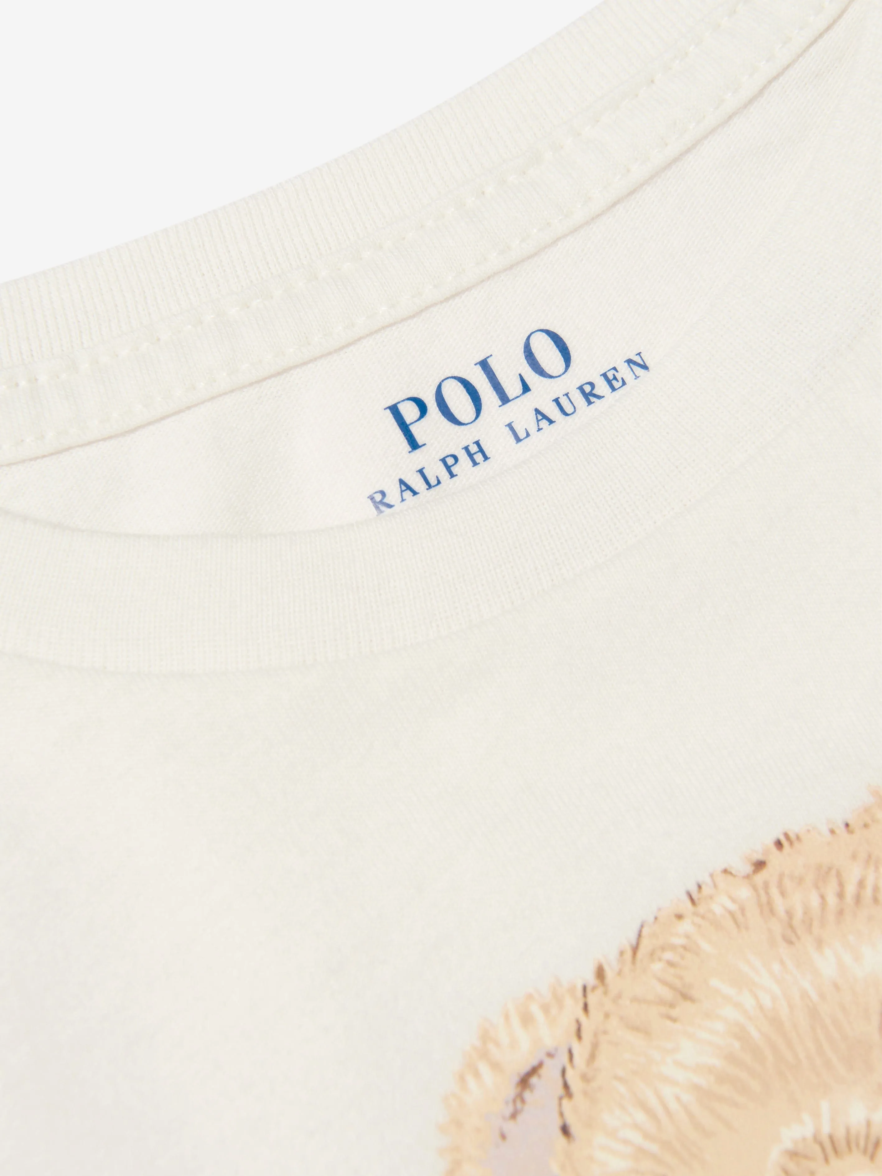 Ralph Lauren Girls Bear Print T-Shirt