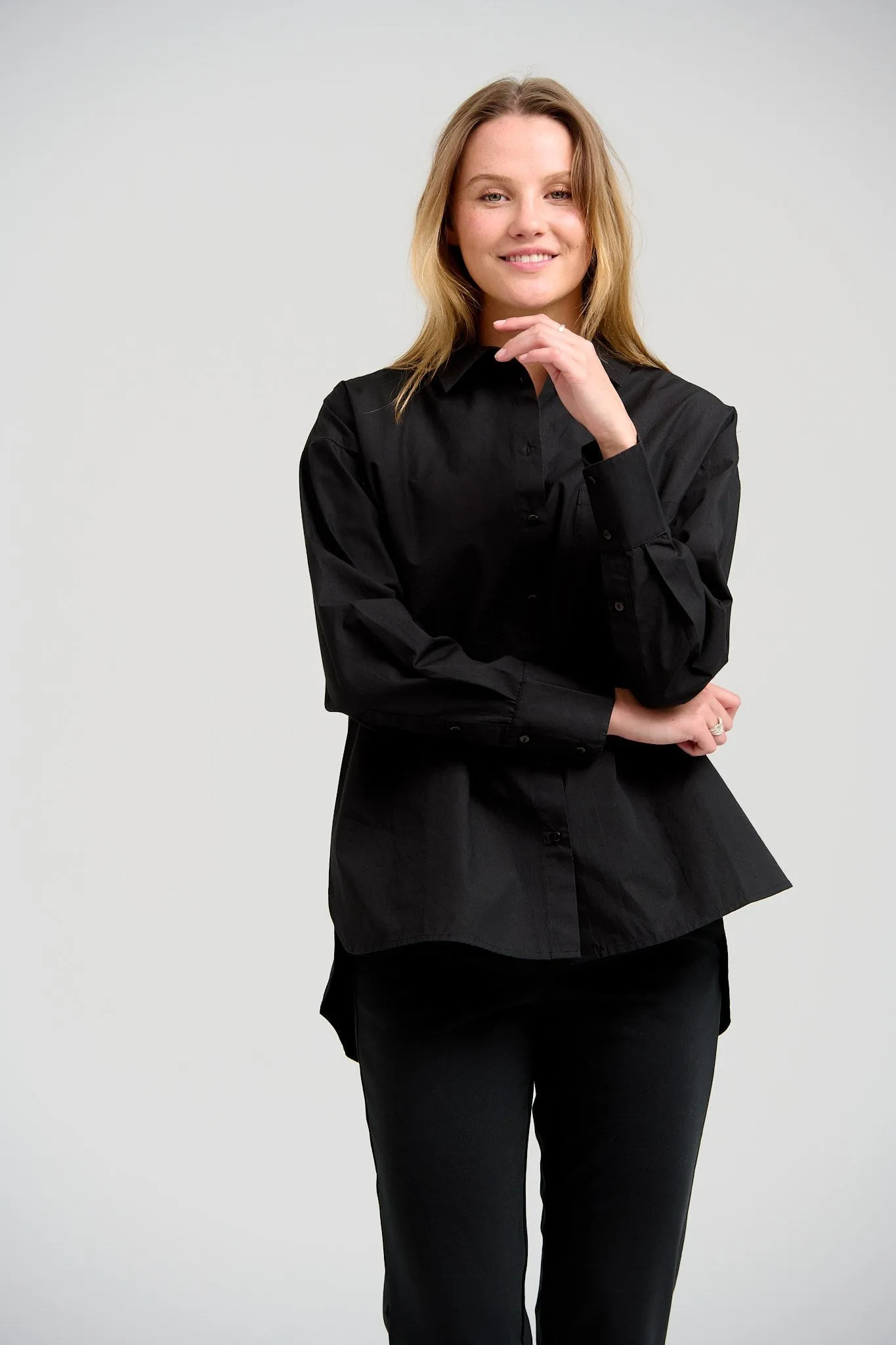 Relaxed Shirt - Svart