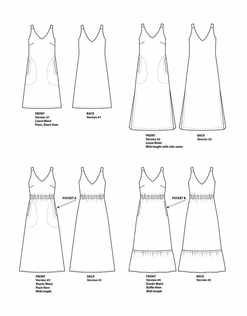 Sauvie Sundress Sewing Pattern, Sew House Seven