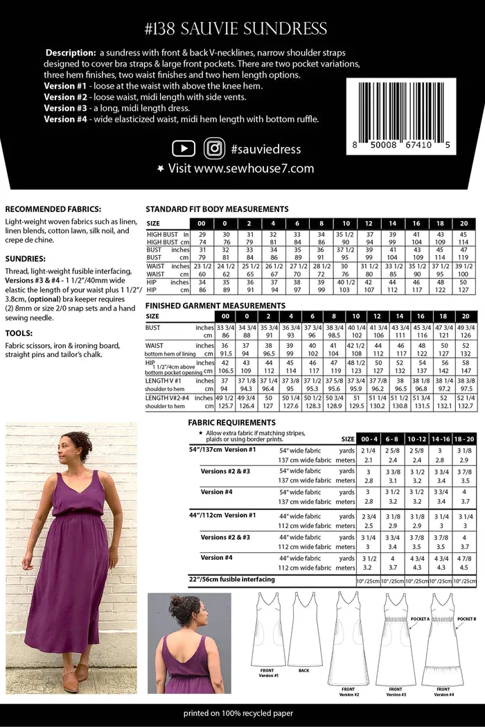 Sew House Seven - Sauvie Sundress