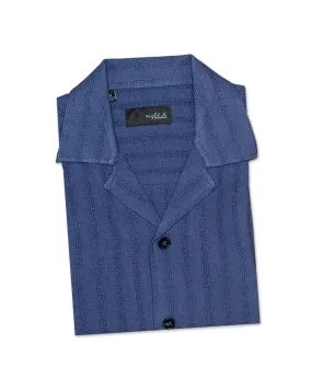 Summer Breeze Relaxed Fit Shirt - Navy