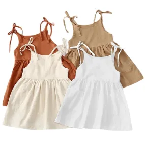 Summer Toddler Cotton Sleeveless Sundress