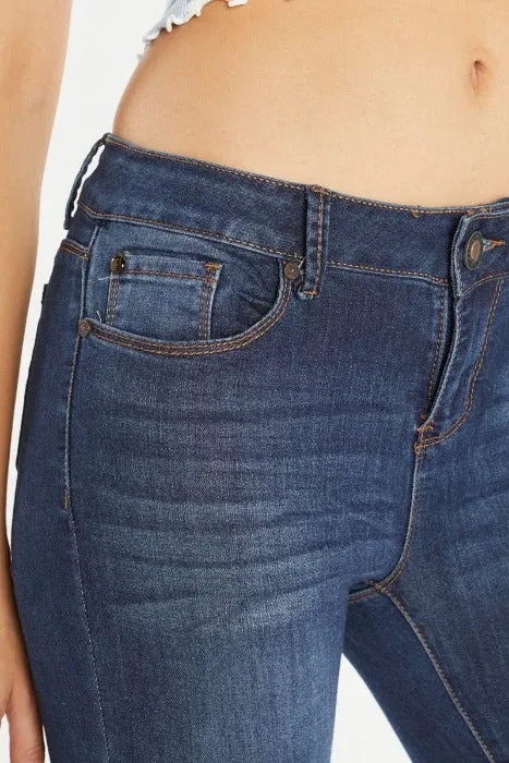 Super Soft Moto Ankle Skinny Jeans