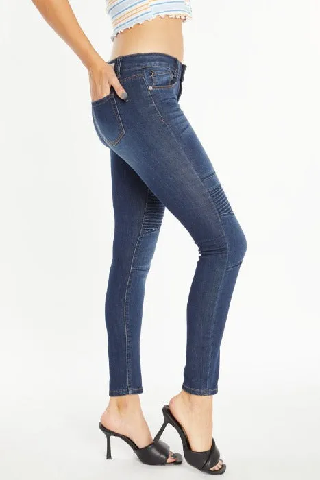 Super Soft Moto Ankle Skinny Jeans