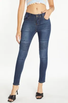 Super Soft Moto Ankle Skinny Jeans