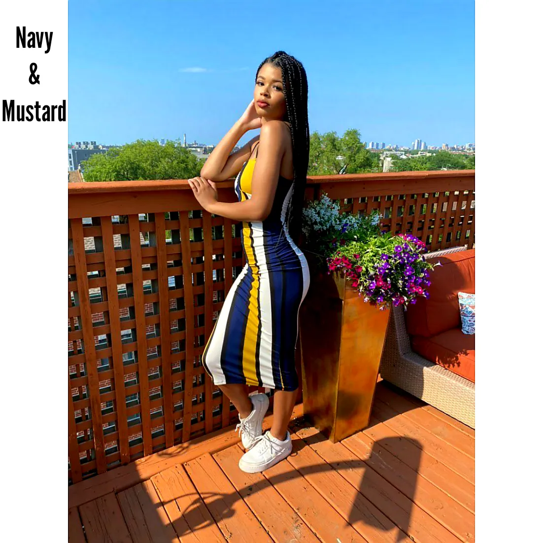 Sydney Striped Midi Dress (4 Options)