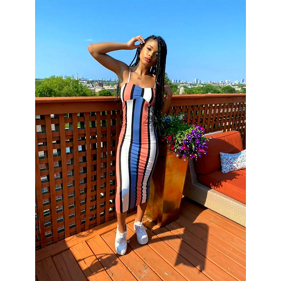 Sydney Striped Midi Dress (4 Options)