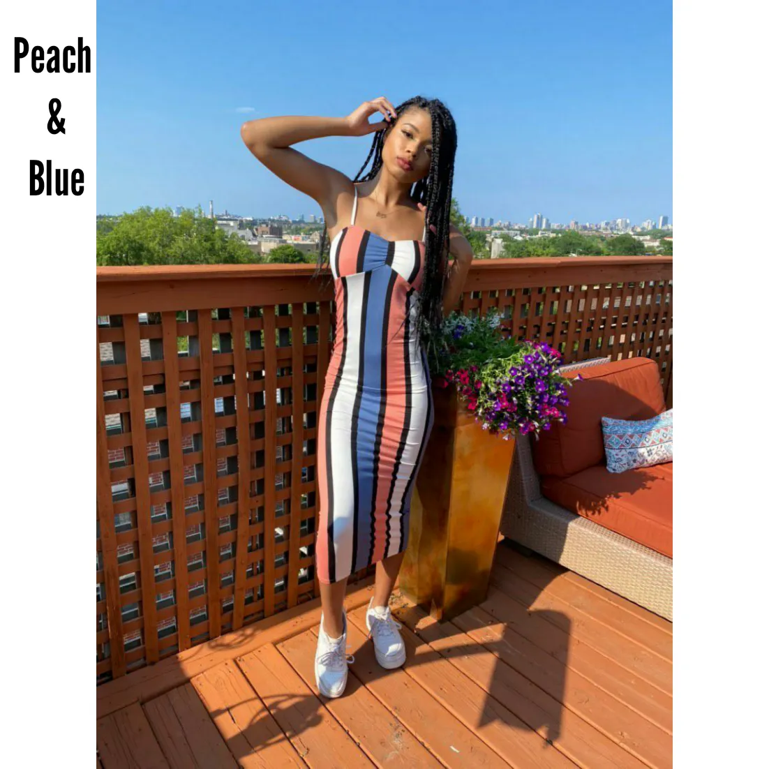 Sydney Striped Midi Dress (4 Options)