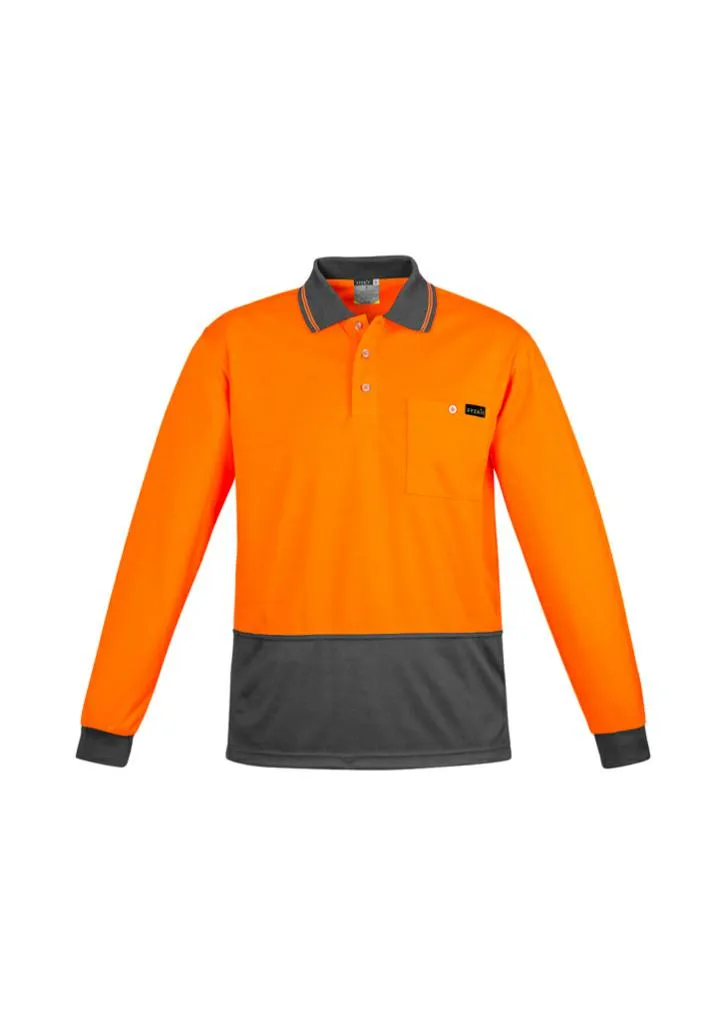 Syzmik ZH410 Men's Comfort Back L/S Polo