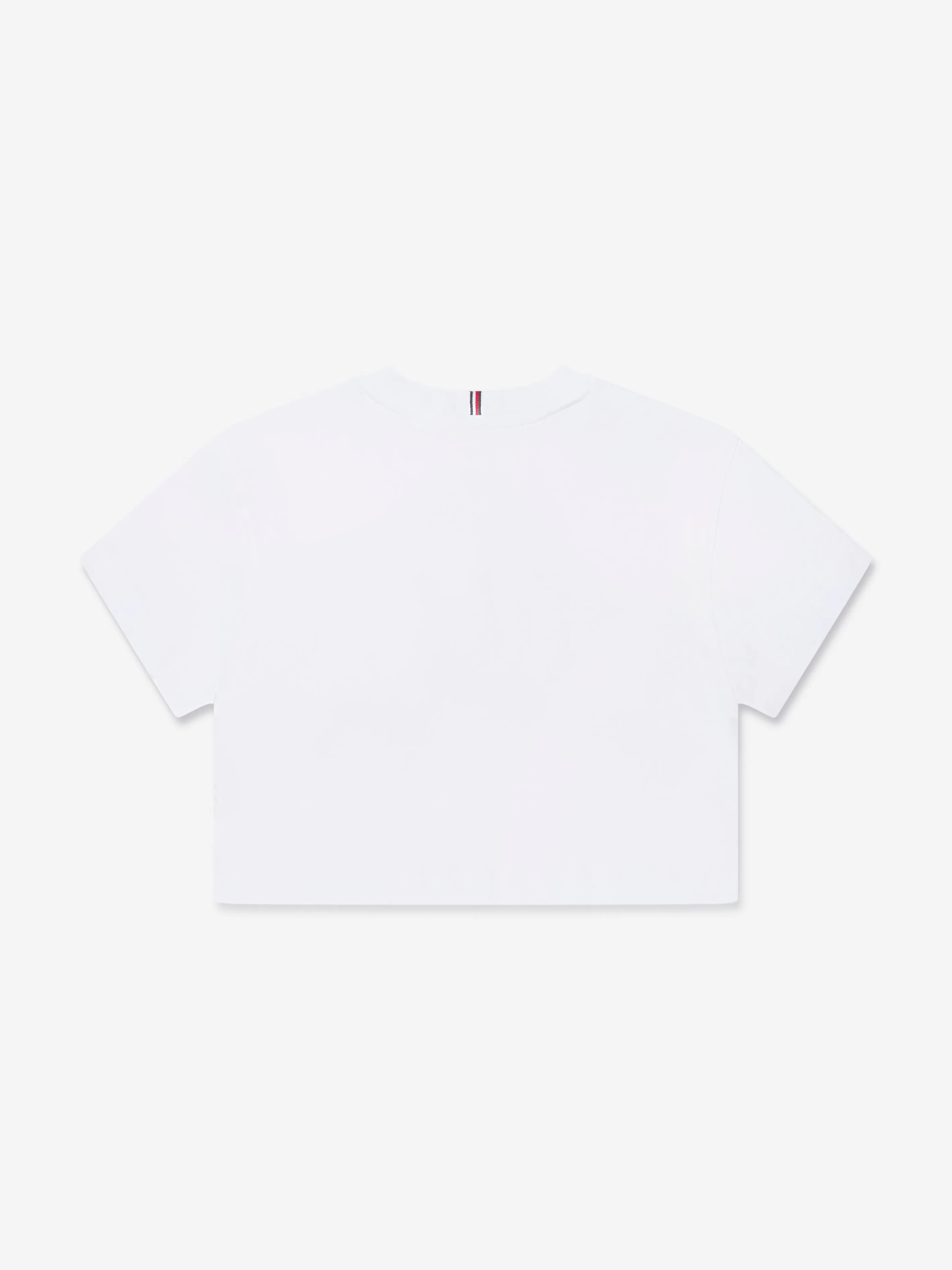 Tommy Hilfiger Girls Logo Flag T-Shirt in White