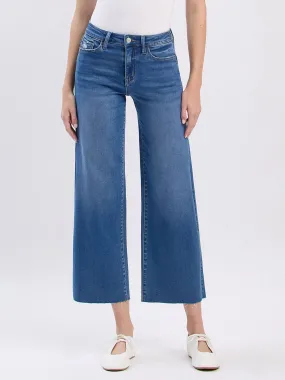 VERVET Right High Rise Soft Crop Slim Wide