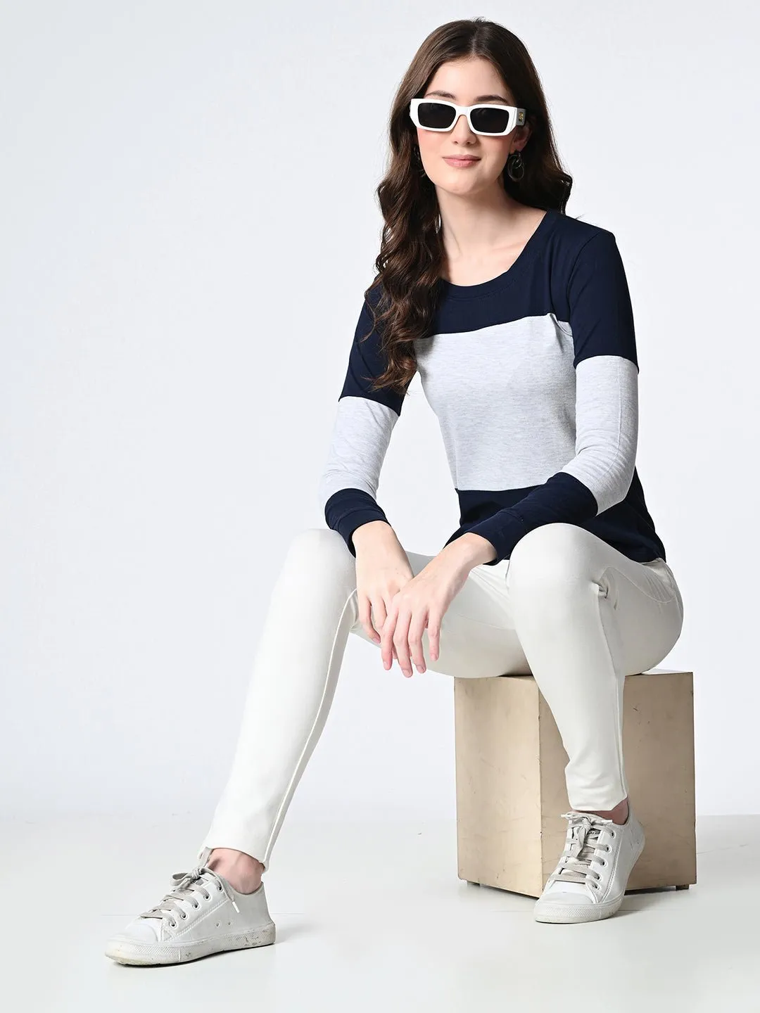 Women's Color Blocked T-shirt