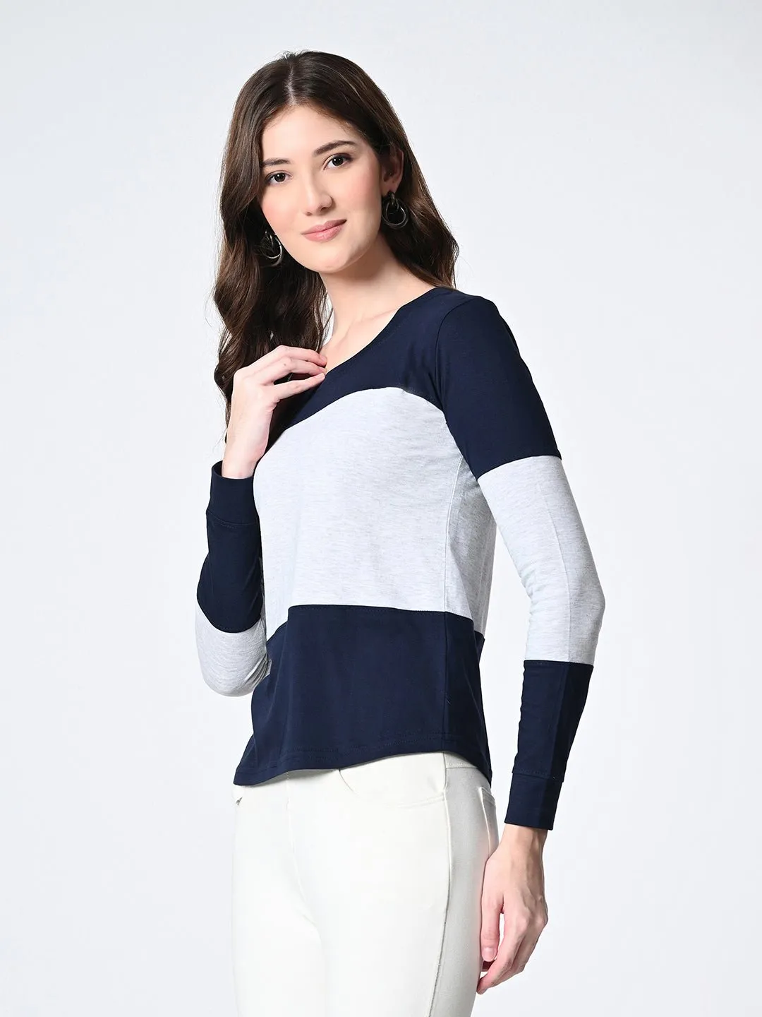 Women's Color Blocked T-shirt