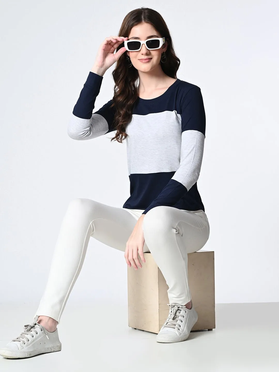Women's Color Blocked T-shirt