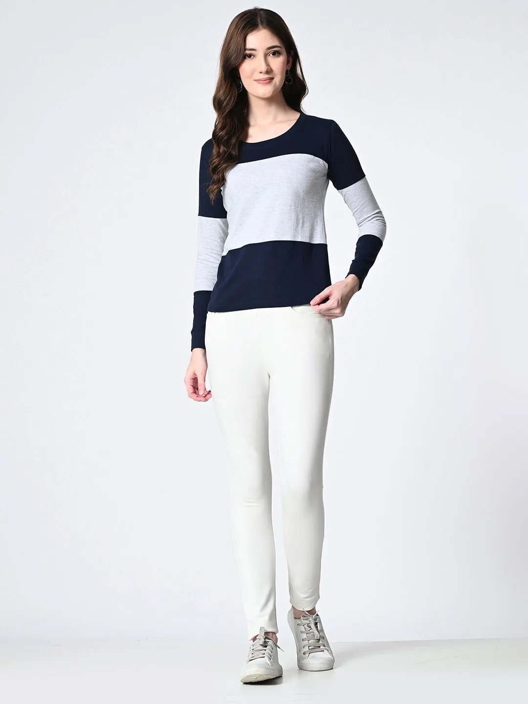 Women's Color Blocked T-shirt