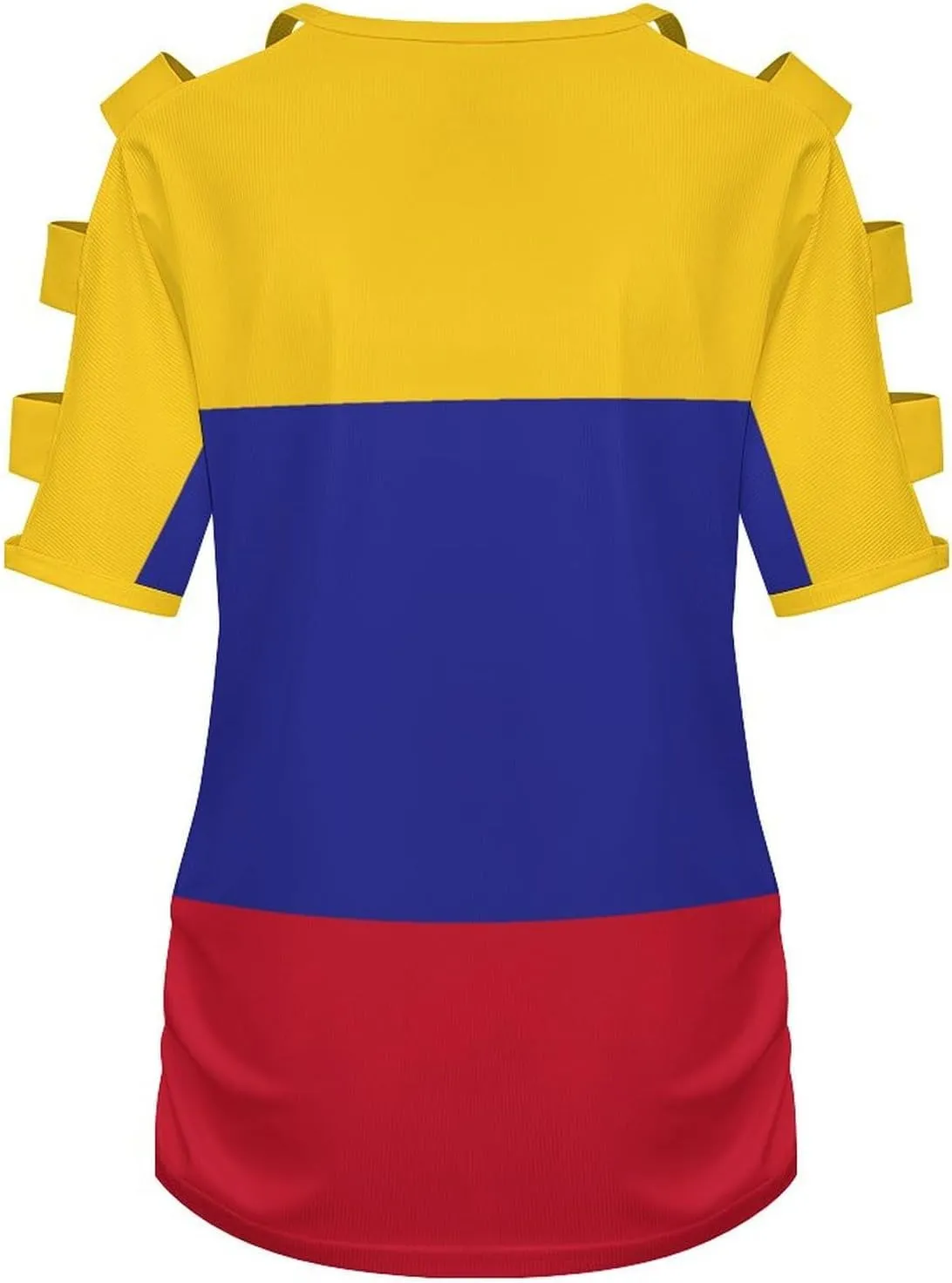 Womens Summer Casual T Shirt Short Sleeve Cold Shoulder Round Neck Tunic Tops