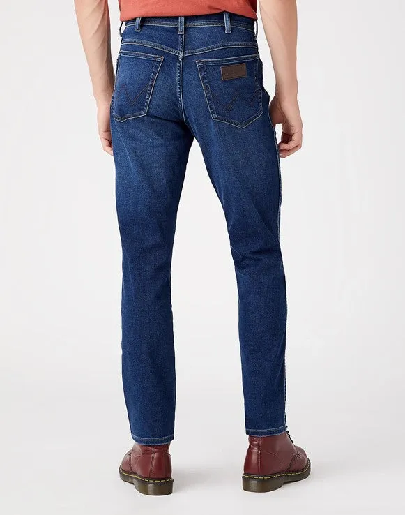 WRANGLER <BR>
Texas Slim Jean <BR>
Blue Silk <BR>
